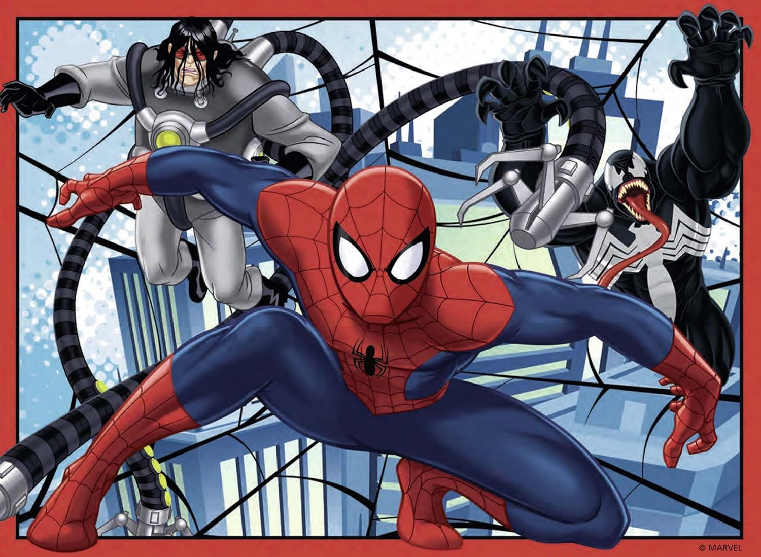 Ravensburger - Ultimate Spider-Man 12 16 20 24-Piece Jigsaw Puzzles for Kids, Fun Superhero Puzzle Set image number 3