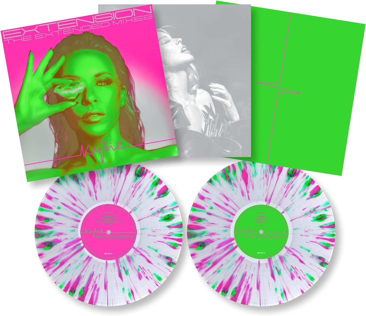 Extension (Clear with Neon Green & Pink Splatter LP) image number 1