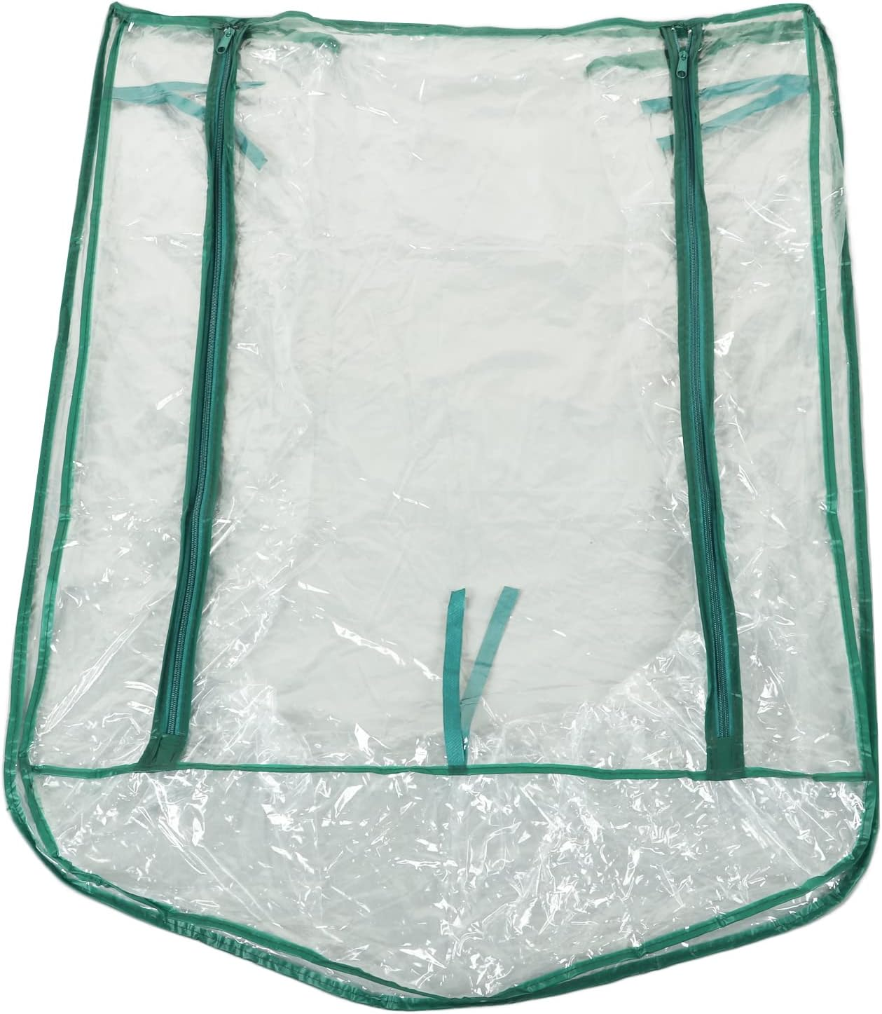 2 Tier Greenhouse Replacement Cover, 27.17X19.29X36.22In Clear PVC Greenhouse Replacement Cover with Zipper Door Waterproof Plant Greenhouse Cover for Outdoor Gardening image number 1