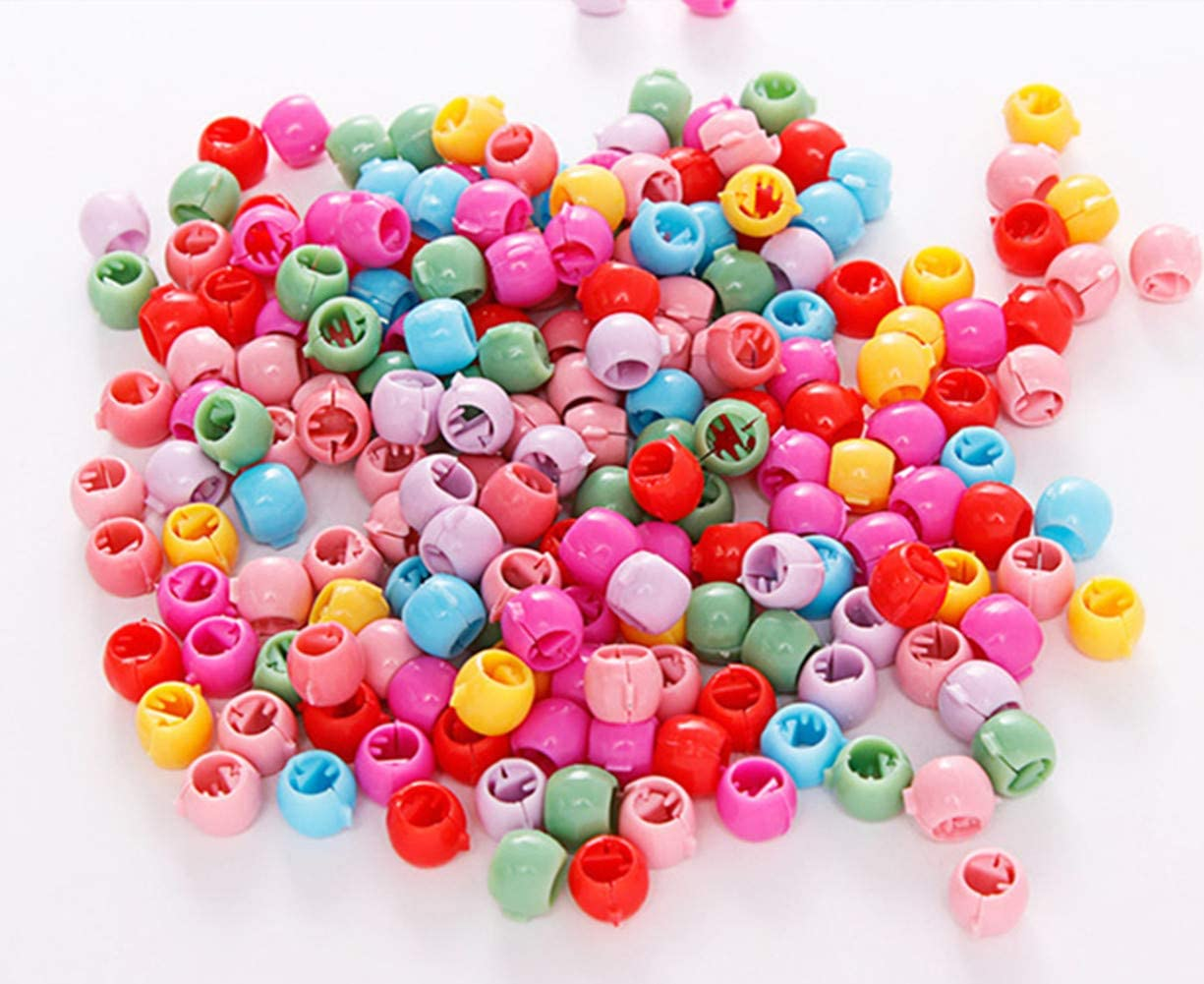 80 Pcs Mini Hair Claw Clips Small Dreadlocks Beads Cuffs Hair Braider for Hair Braiding Tool image number 1