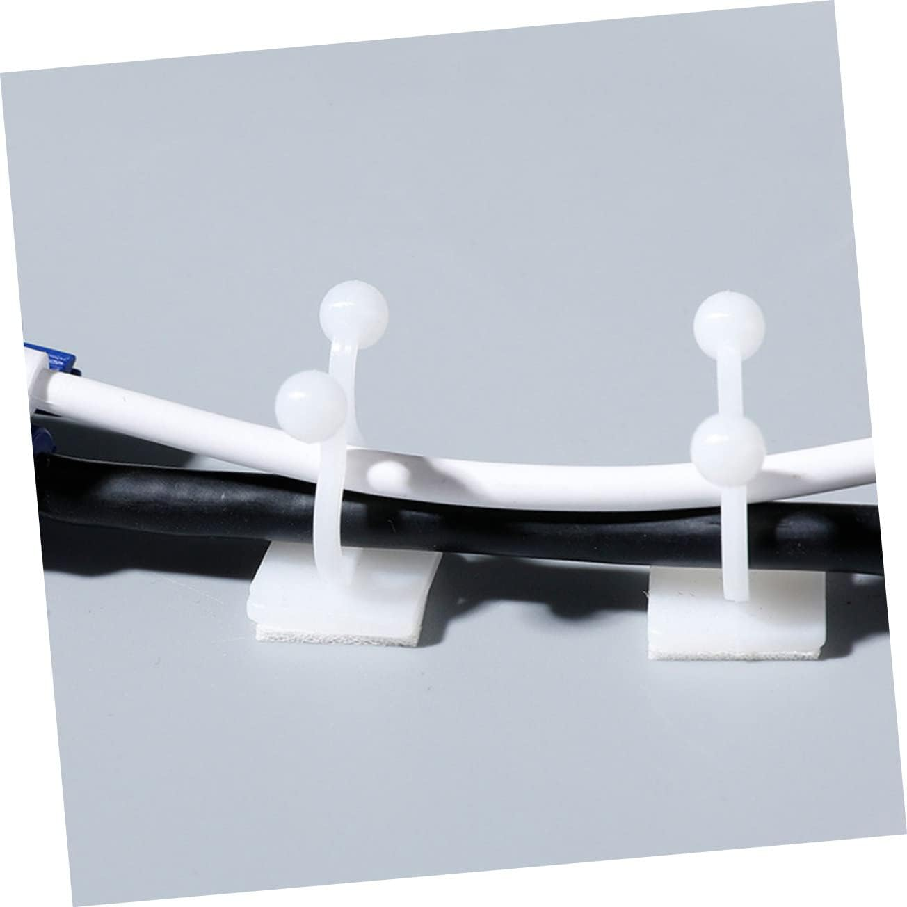 50Pcs Self-Adhesive Hooks Plant Wall Clips Indoor Plant Fixing Clips for Gardening image number 2