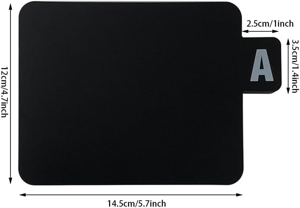 26 Pcs A-Z Vinyl Record Dividers with Alphabet Tabs &ndash; Side-Printed File Organizer for Records, Albums & CD Storage &ndash; Durable Dvd-Style Alphabetical Organizer image number 6