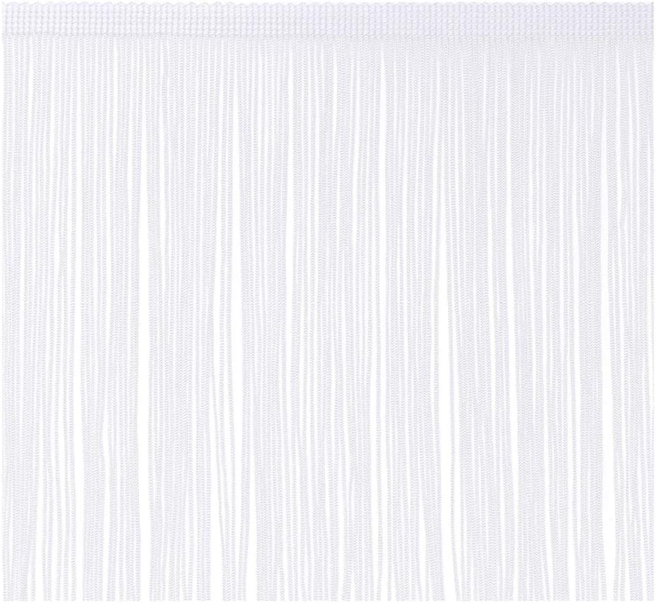 Fringe Trim Tassel 8 Inch Wide 2 Yards Long for Clothes Accessories Latin Wedding Dress DIY Decoration (3-Gold) image number 2