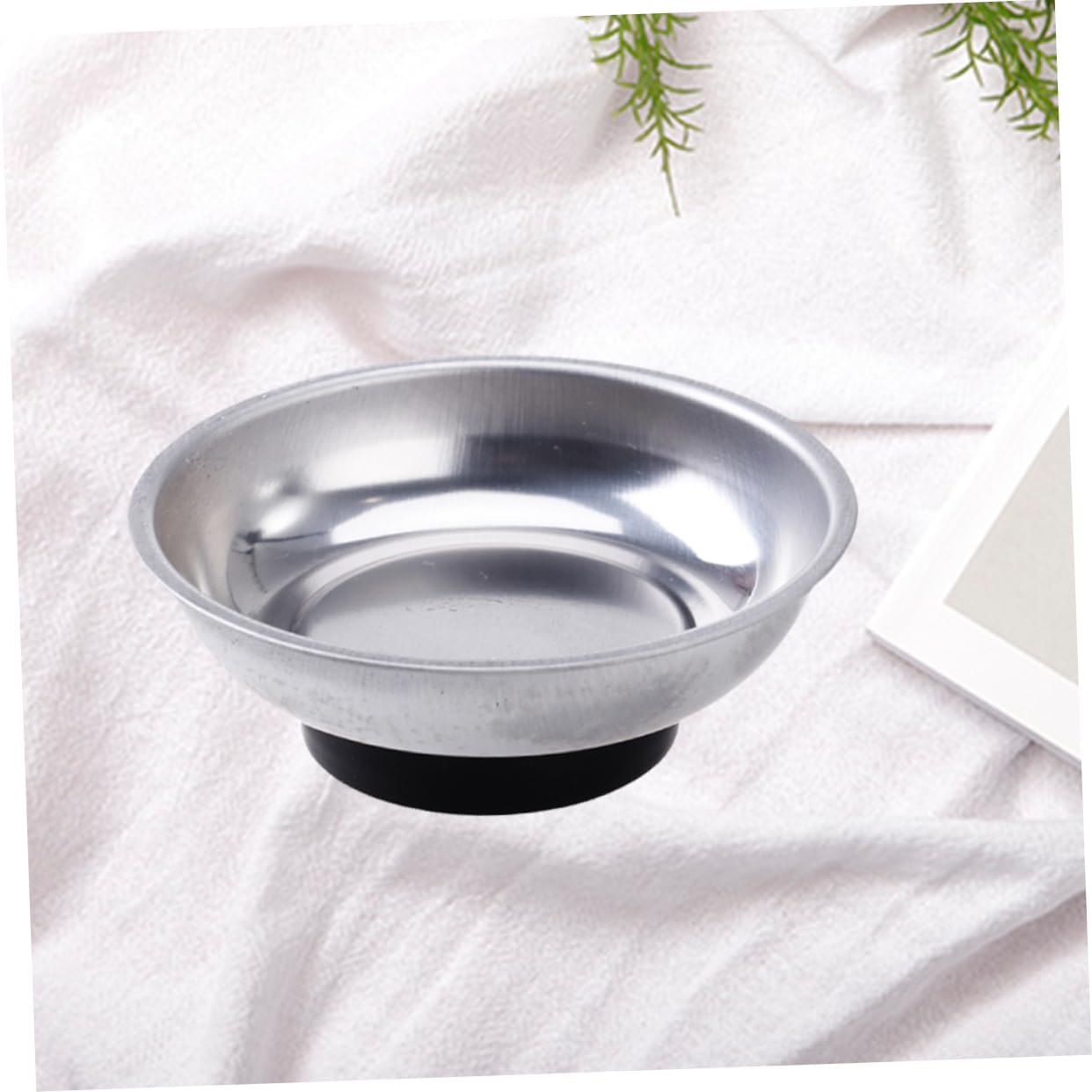 Mobestech 4-Inch Stainless Steel Magnetic Parts Tray Bowl Strong Magnetic Parts Holder for Screws and Tools Workshop Use image number 5