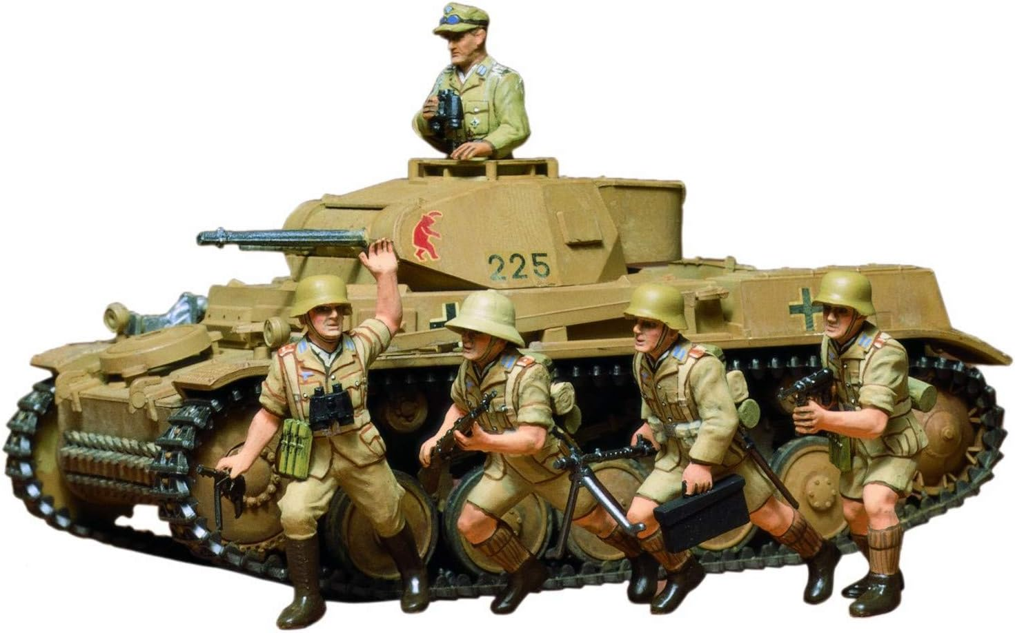 Tamiya Germantiger I MID Production 1:35 Scale Model Kit image number 2