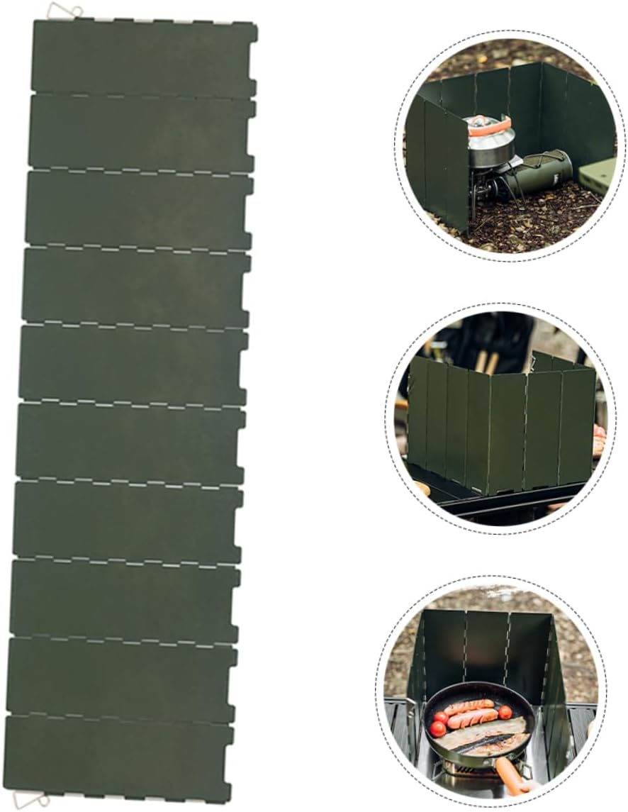 Portable Cassette Stove Windscreen Creative Windproof BBQ Windscreen Camping Wind Deflector and Practical for Hiking image number 6