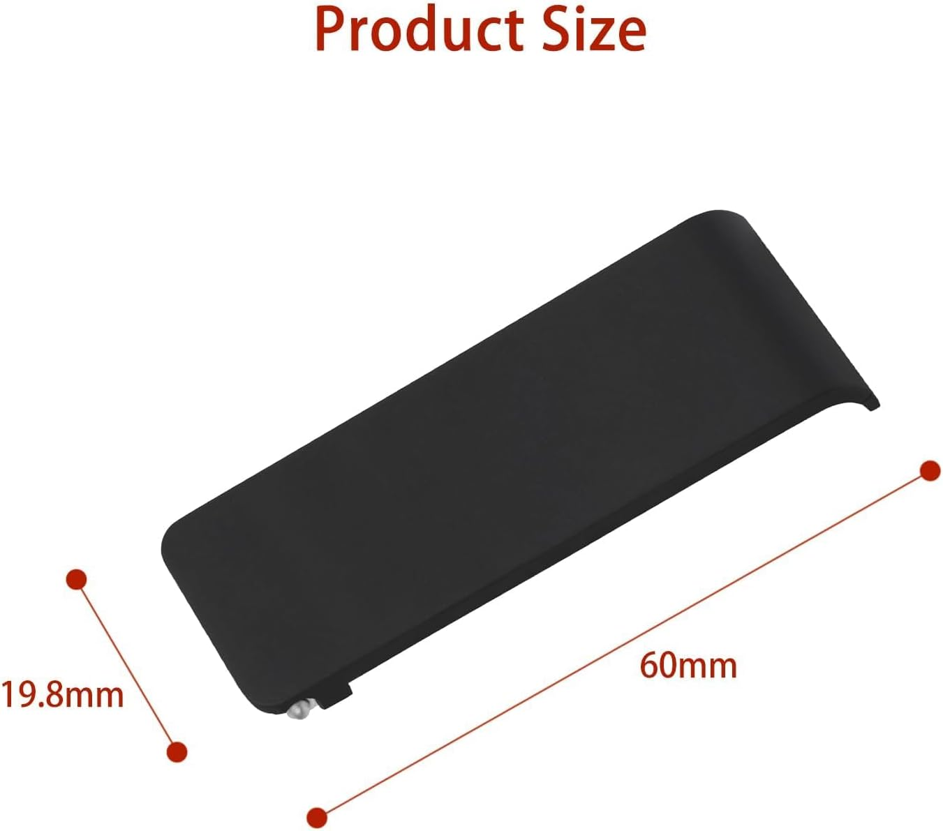 Switch Back Stand Replacement, 4Pcs Upgraded Durable Kickstand for Switch Console, anti Slip Stable Handheld Mode Support, Easy Installation Replacement Parts, Black