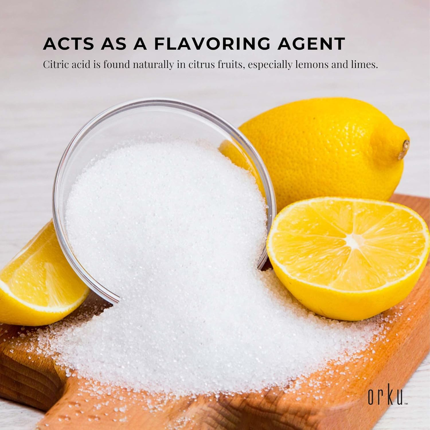 200G Citric Acid Powder - Food Grade Anhydrous GMO Free Preservative C6H807 image number 4