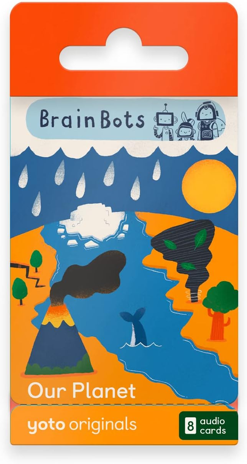 Yoto Brainbots: Our Planet &ndash; 8 Kids Audiobook Cards for Use with Yoto Player & Mini All-In-1 Audio Player, Educational Screen-Free Listening, Fun Stories for Learning with Interactive Quizzes, Ages 6+ image number 2
