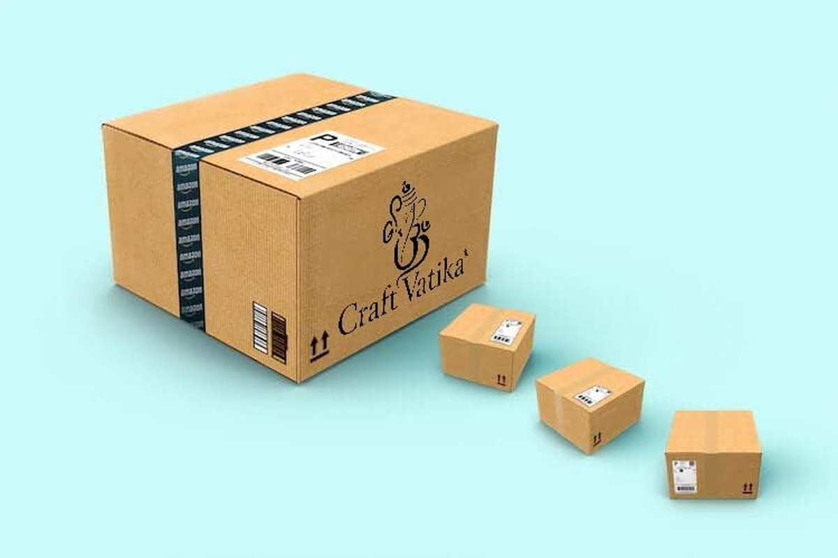 Craftvatika Lotus Floral Decoration with Bell Wall Hanging Strings for Home Decoration, Diwali, Wedding, All Festival Decoration, Decorative Item for Wall/Door/Window Hanging (Set of 8) image number 1