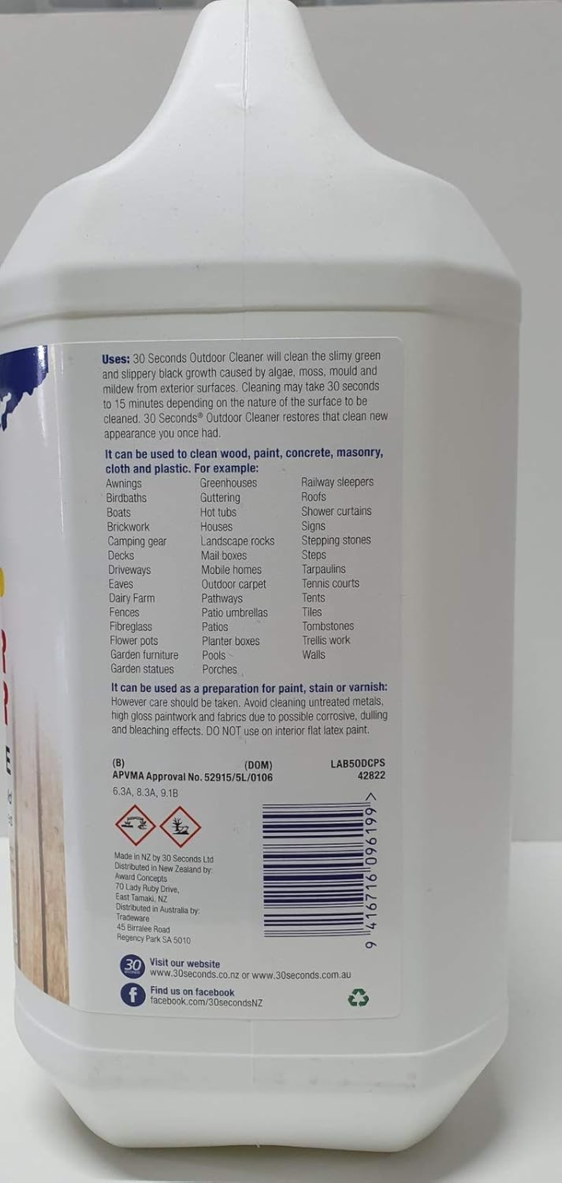 30 Seconds Outdoor Cleaner Power Sprayer, 5 Litre image number 2