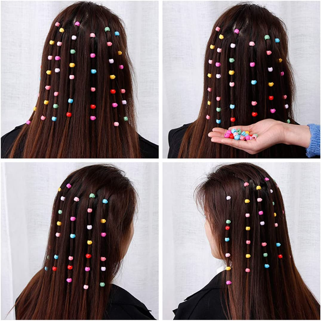 80 Pcs Mini Hair Claw Clips Small Dreadlocks Beads Cuffs Hair Braider for Hair Braiding Tool image number 3