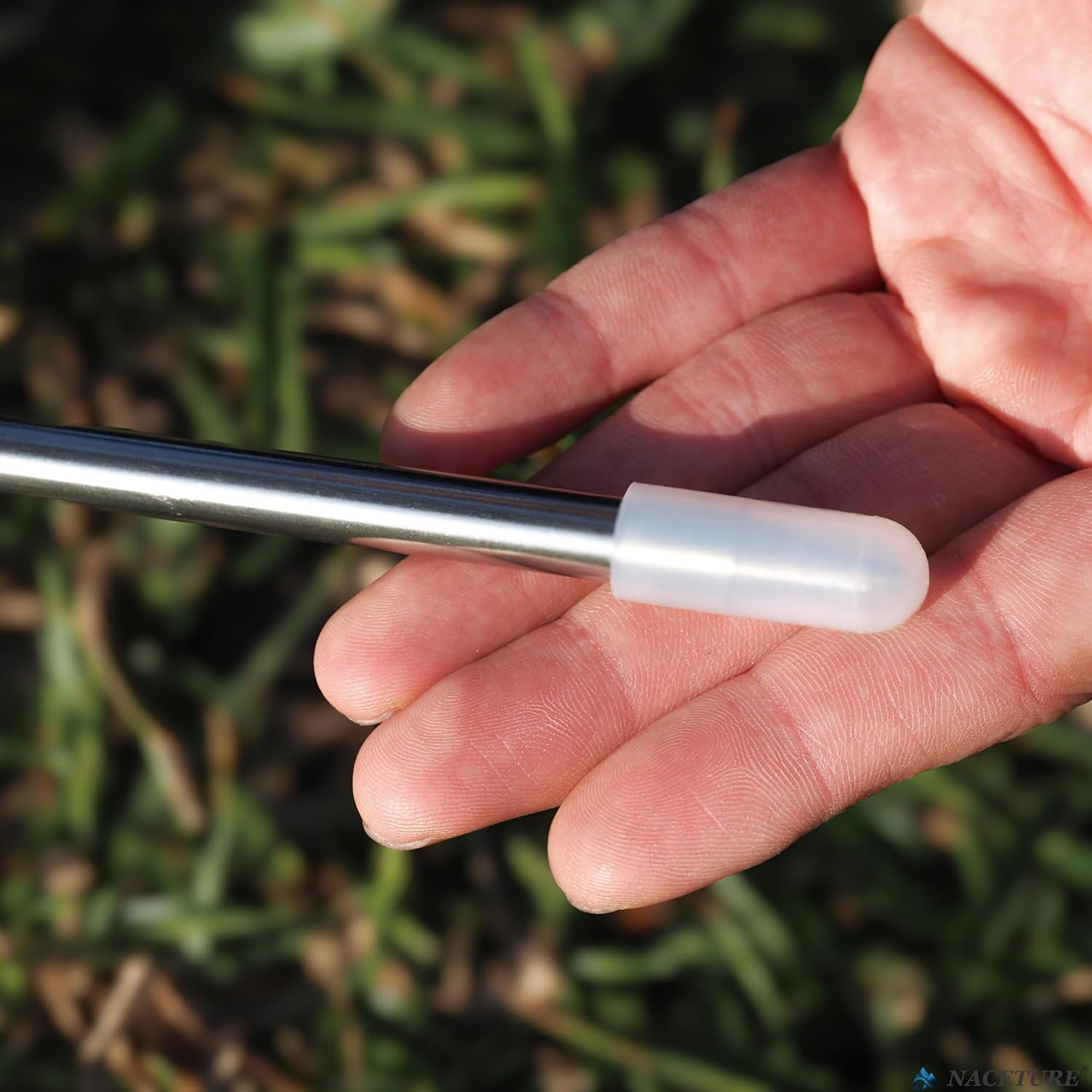 Stainless Steel Dog Tie Out Stake - Heavy Duty Anchor for Outside, Yard, Camping - Free Swivel for Small Dogs up to 20 Lbs (12 Inch) image number 4