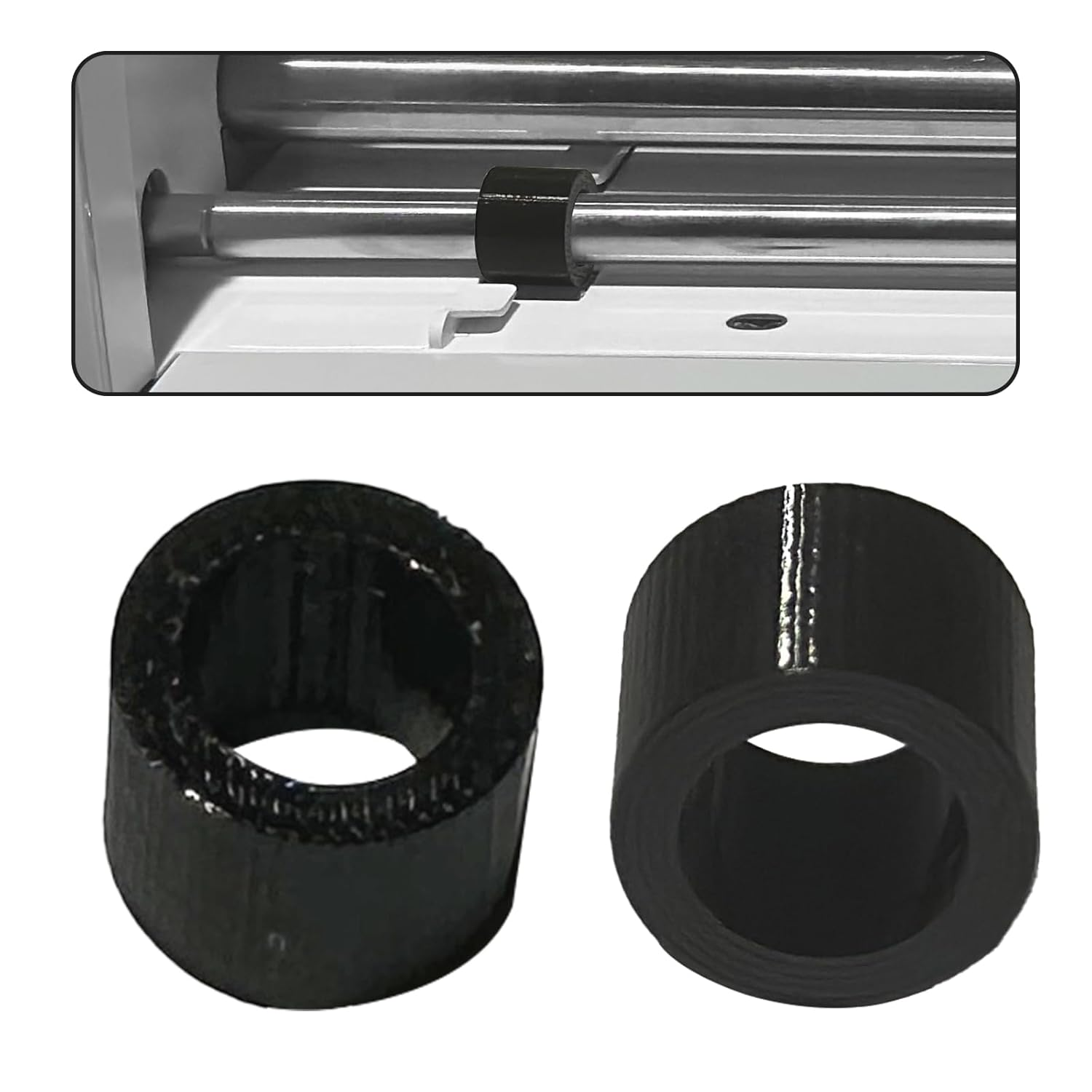 4-Pack Rubber Roller Replacement Compatible with Cricut Maker, Durable and Long-Lasting Accessories Compatible with Cricut Machine image number 3