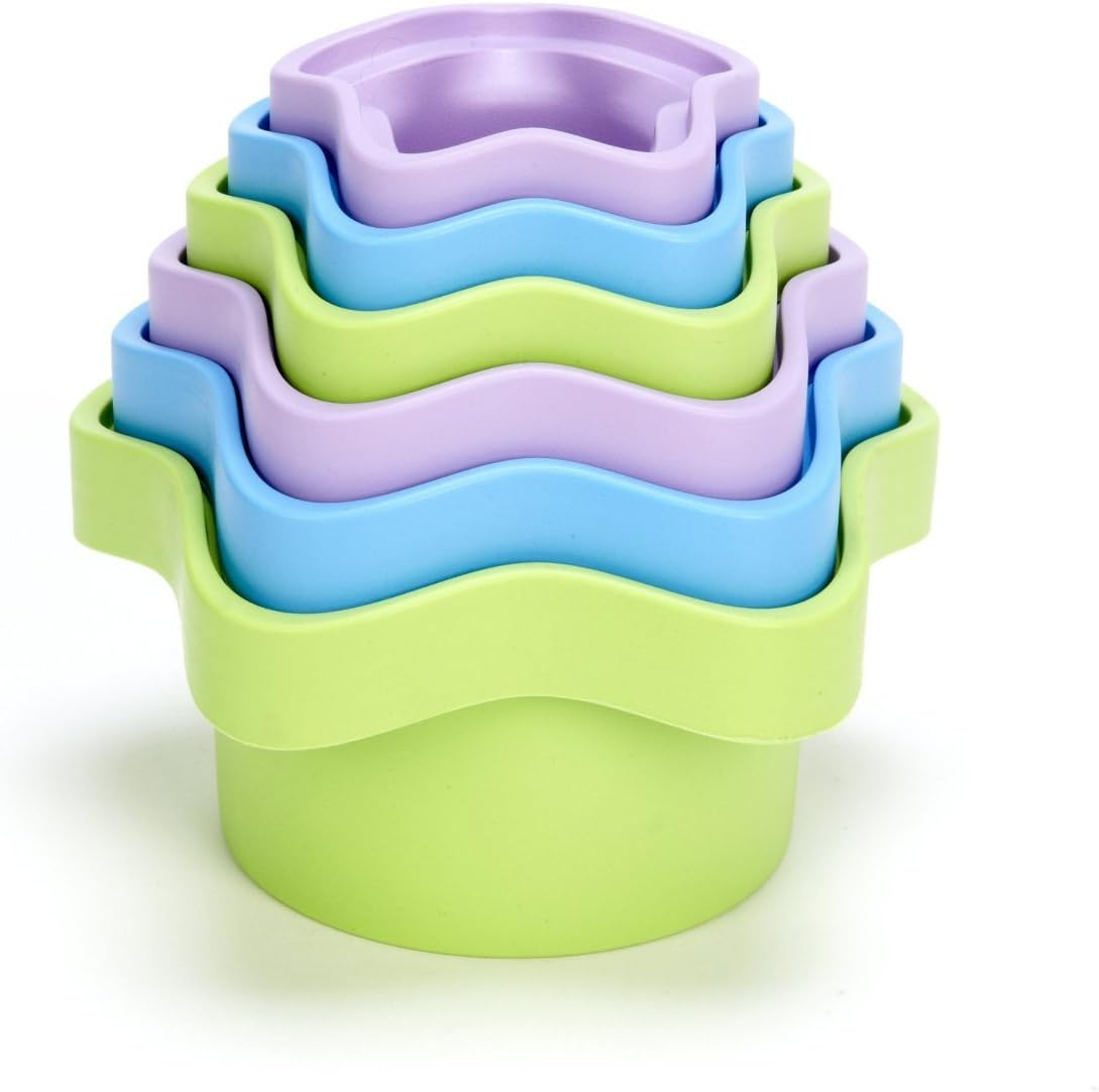 Green Toys - Stacking Cups Set of 6 image number 5