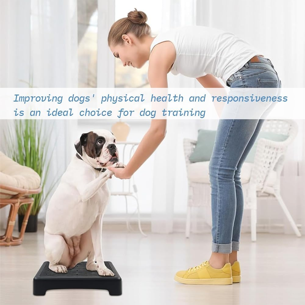 Non-Slip Dog Training Board, Dog Platform for Training, Stool Step Ladder, Stackable Plastic Dog Training Table, Dog Training Equipment for Small and Medium Dogs (Black) image number 3