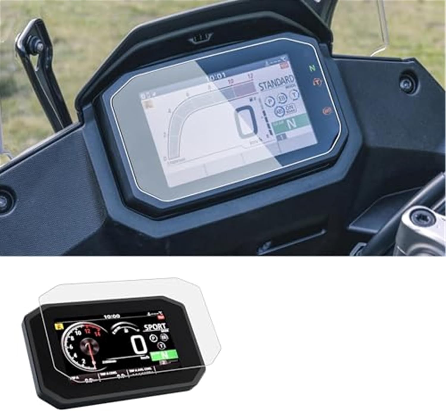 Screen Protector, for XL 750 Accessories Motorcycle Dashboard Screen Protector Screen TPU Protectation Membrane XL750, for TRANSALP 2023 Motorcycle Dashboard Screen Protector image number 4