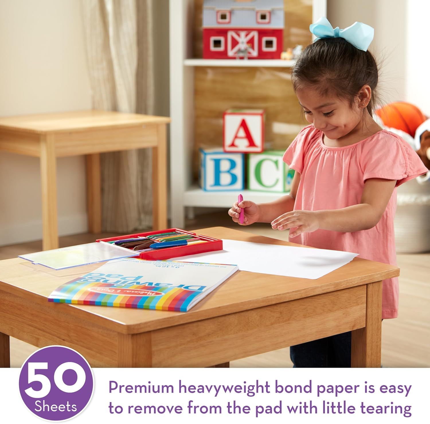 Melissa and Doug Drawing Pad (229 X 305Mm) - 50 Sheets image number 6