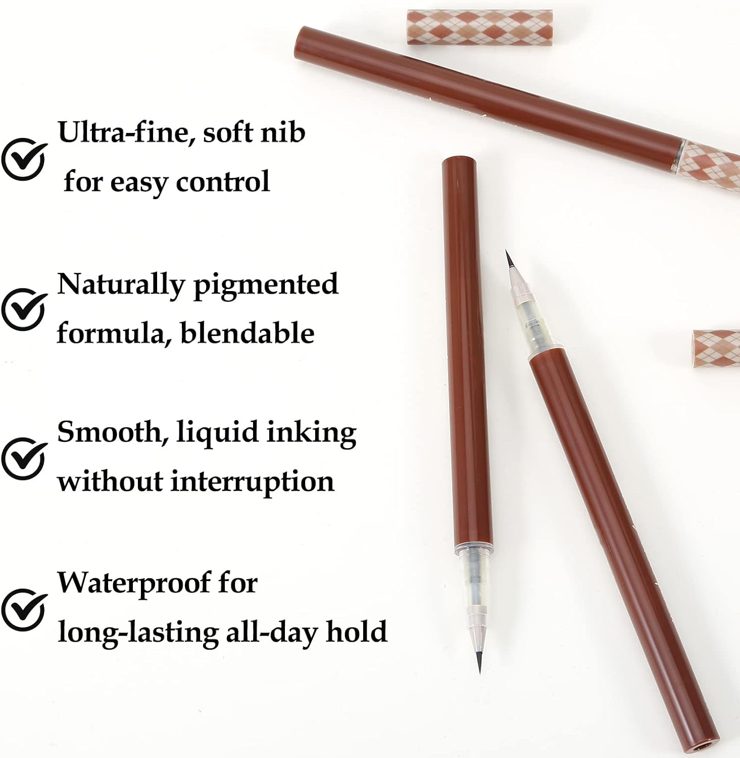 Boobeen Liquid Eyebrow Pen, Micro Brow Pen-0.01Mm Precision Tip, Eyebrow Filler Pencil Creates Natural Eyebrow Makeup Long Lasting image number 1