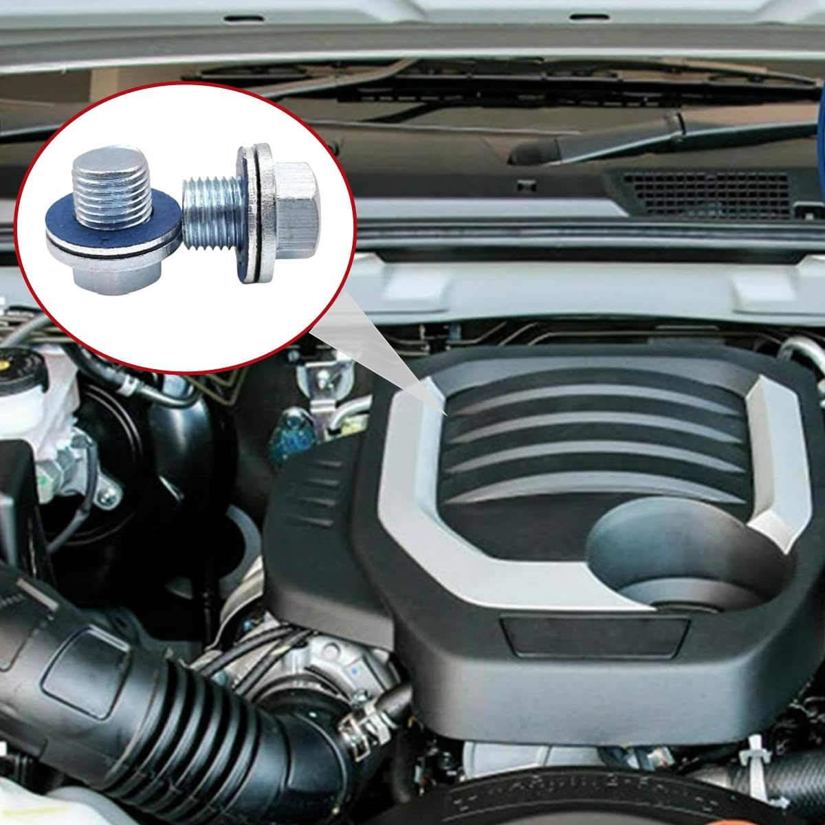 20 PCS Car Oil Drain Plug Gaskets,Seal Ring Oil Sump Washers,Ywbfove 12Mm Id 21Mm Od 1.8Mm Thickness,Engine Pan Drain Plug Washer Kit