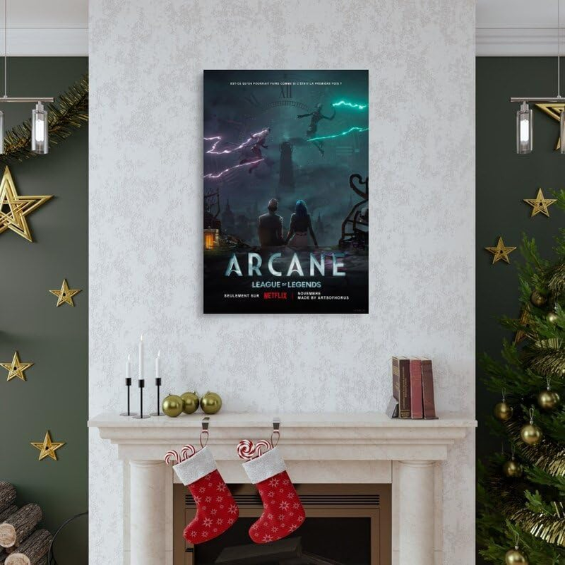 Anime Arcane Poster Poster Canvas Painting Wall Art Picture Home Decor Print for Bedroom Living Room Dorm Study Bar Office 08X12Inch(20X30Cm) image number 4