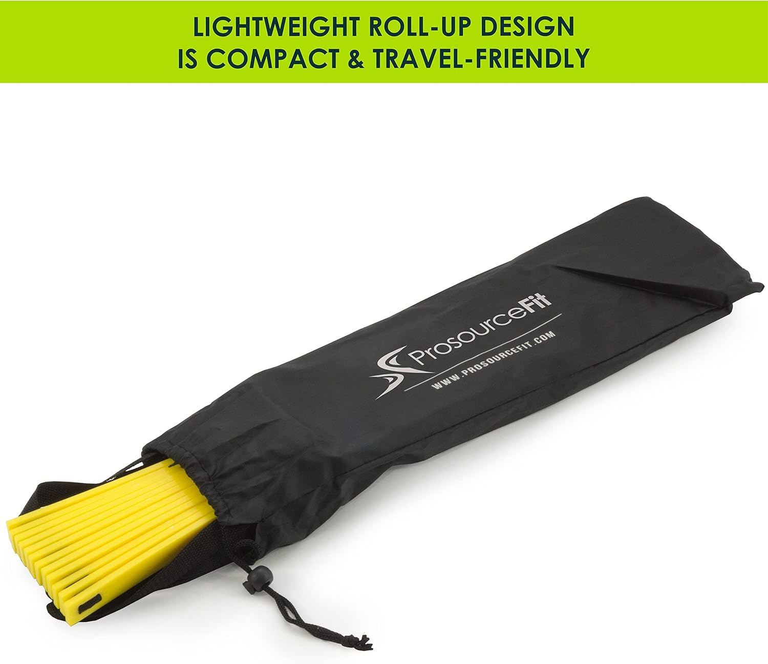 Prosource Fit Speed Agility Ladder 8, 12, and 20 Rung for Speed Training and Sports Agility Workouts with Free Carrying Bag image number 4