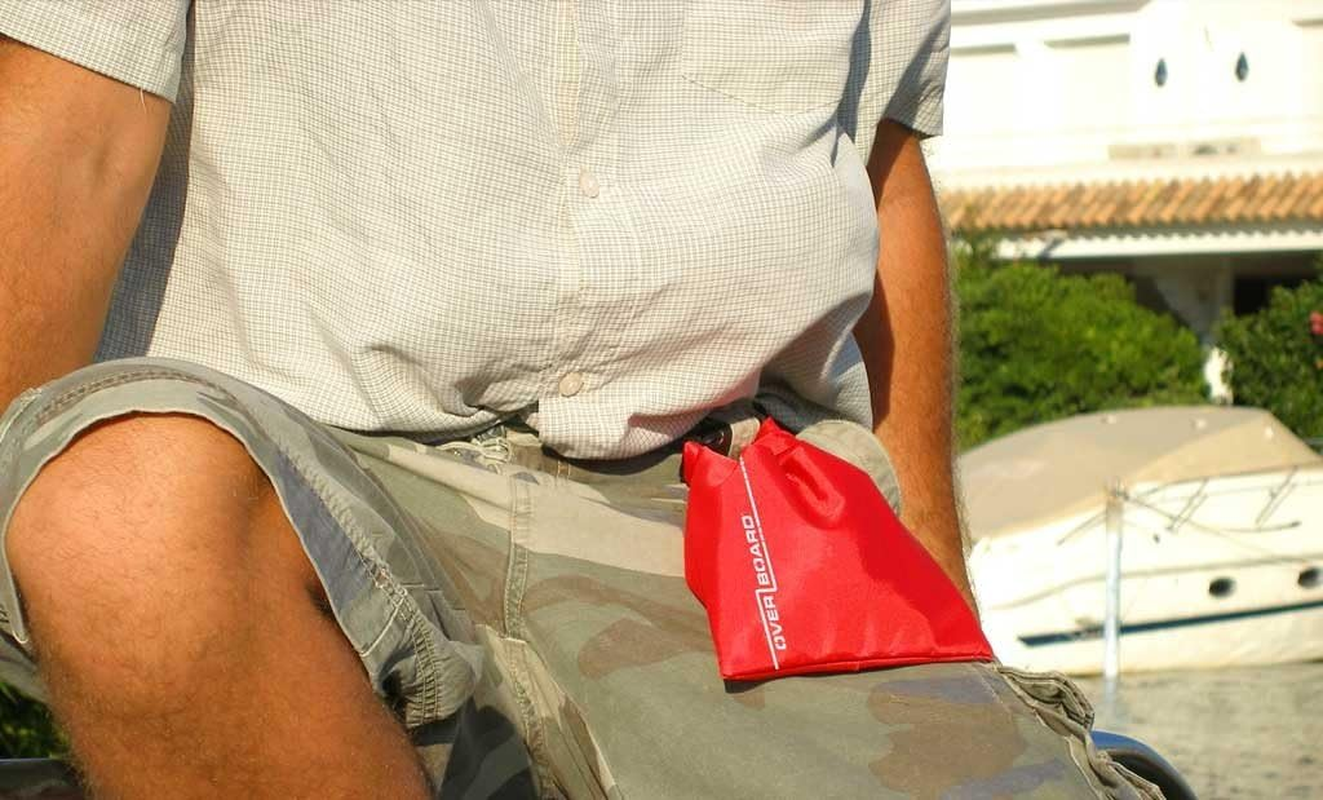 Overboard Dry Pouch Weatherproof Dry Pouch, 1 Litre Capacity - Red image number 4