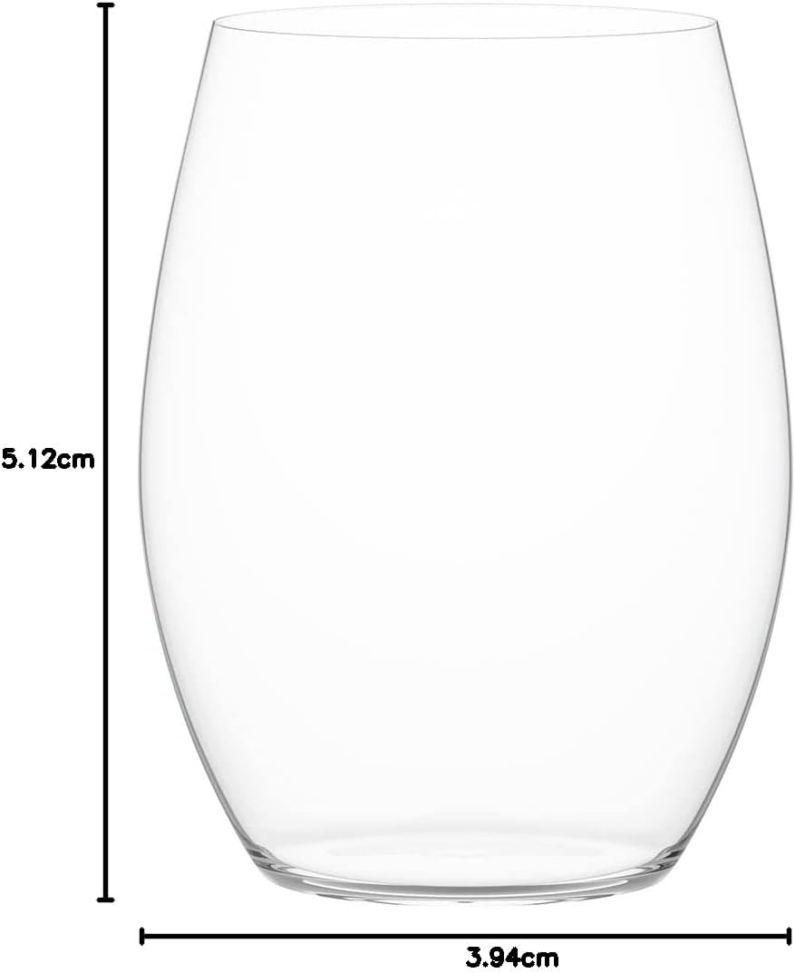Plumm Outdoors Stemless Red+ Stemless RED+ Wine Glasses, Clear, PLUOTPG5510 image number 1