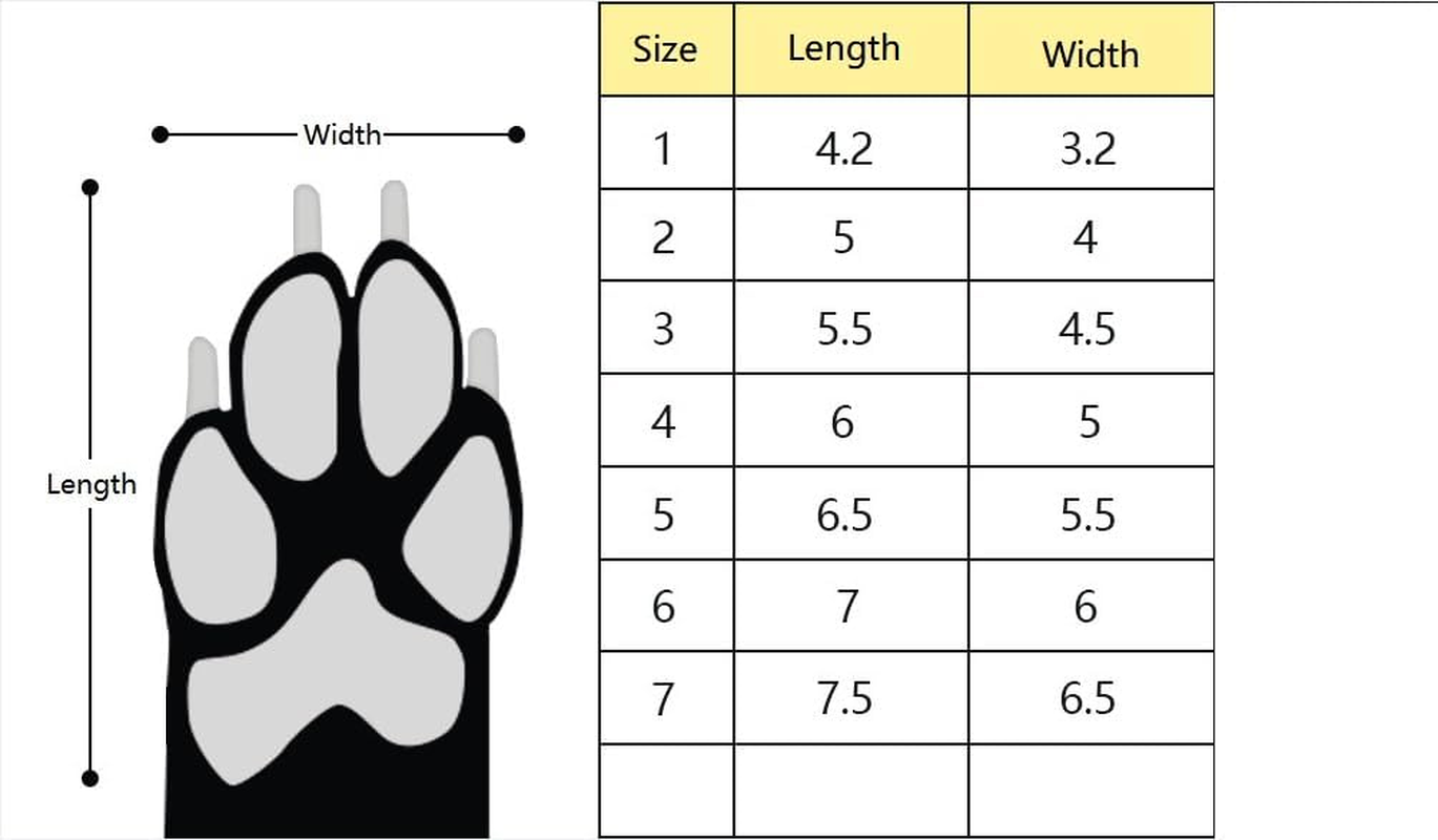 Dog Boots Paw Protector, Anti-Slip Winter Dog Shoes with Reflective Straps for Small Medium Large Dogs 4PCS (Yellow, 2) image number 1