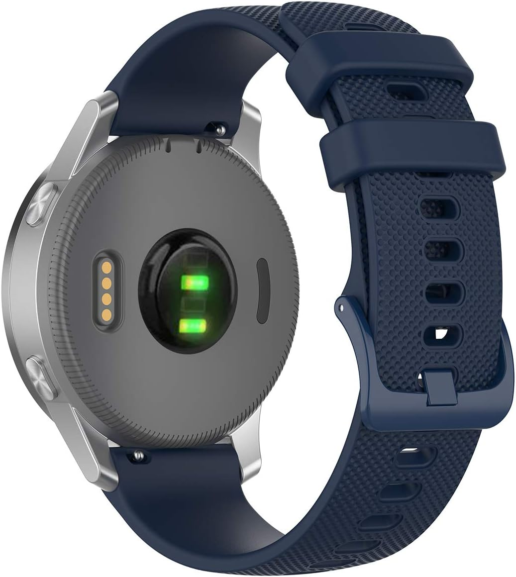 Tencloud 6-Pack Bands Intended for Garmin Venu 2 plus Venu SQ 20Mm Wrist Strap Quick Release Waterproof Soft Silicone Band Intended for Venu Sq Music Smartwatch image number 6