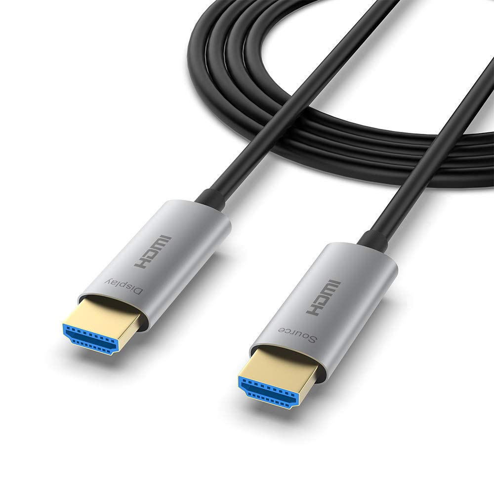 20M HDMI Cable, Fibre Optic HDMI Cable High Speed 18Gbps HDMI 2.0 Support 4K@60Hz HDR10, 4:4:4, 3D, ARC, HEC, CEC, HDCP 2.2 image number 6