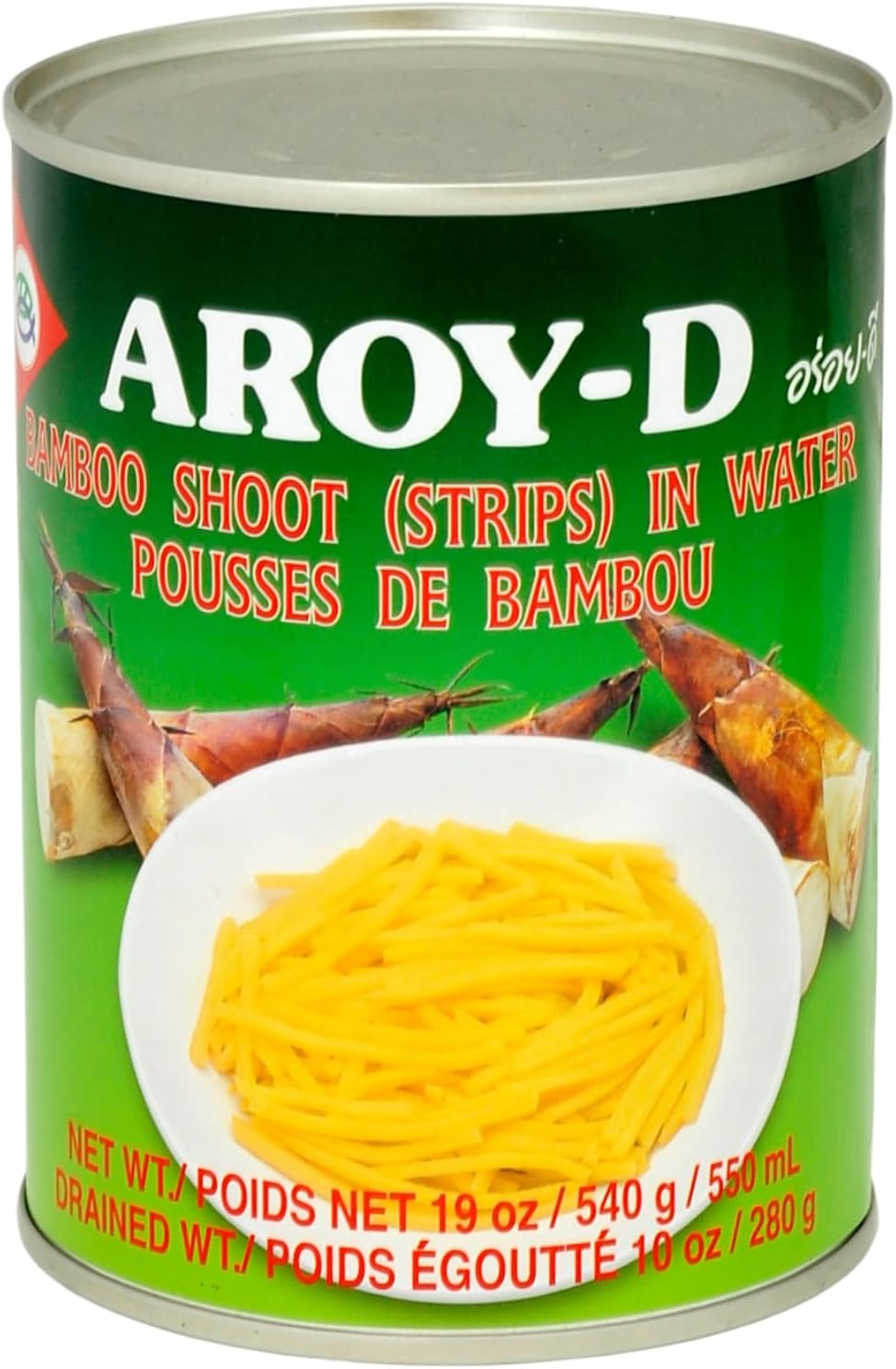 Aroy-D Bamboo Shoot Strips 540Gm image number 1
