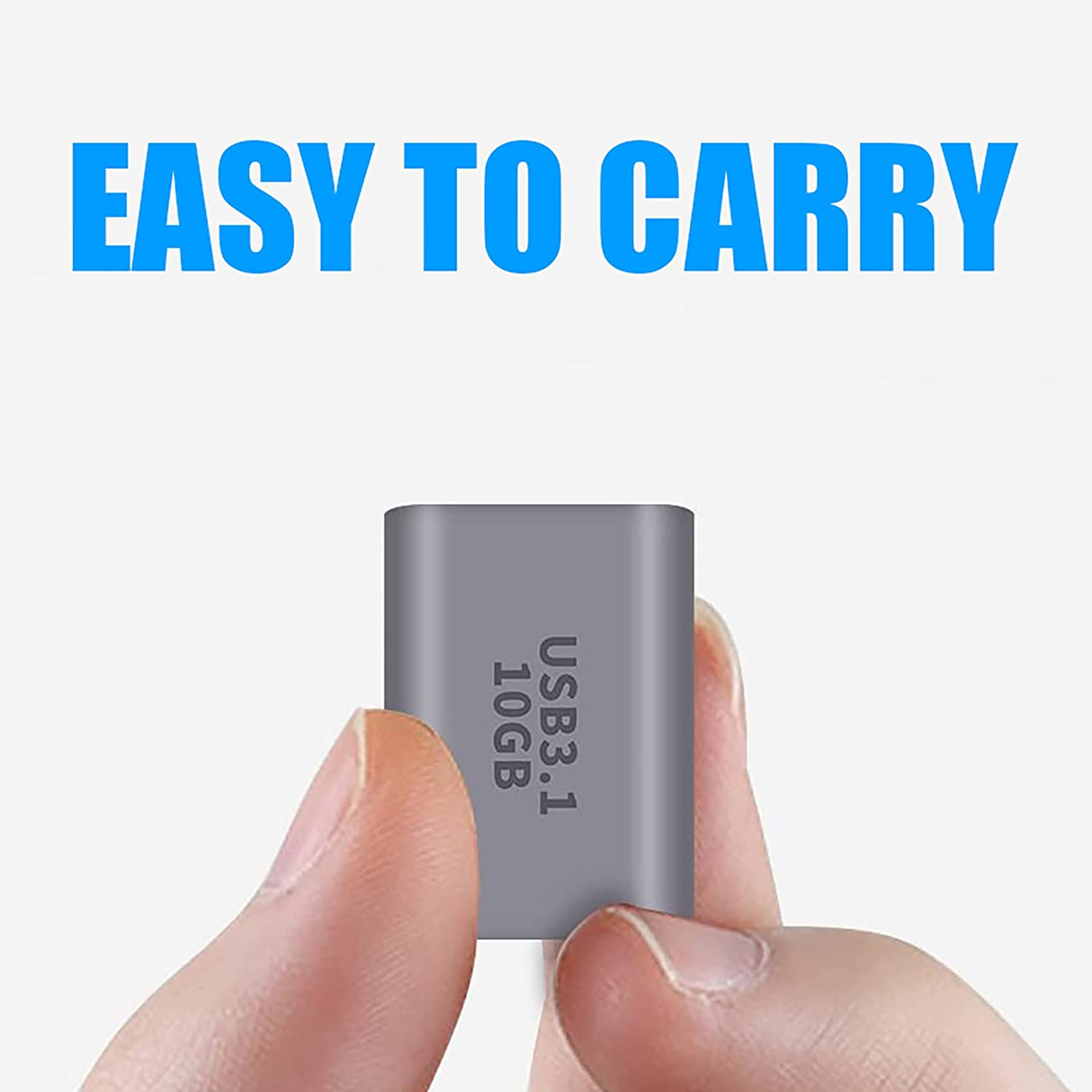 USB C to USB 3.0 Adapter, Tunghey USB to USB C Adapter, USB 3.1 USB 3.0 Female to USB C Female Adapter Connector 2Pack image number 2