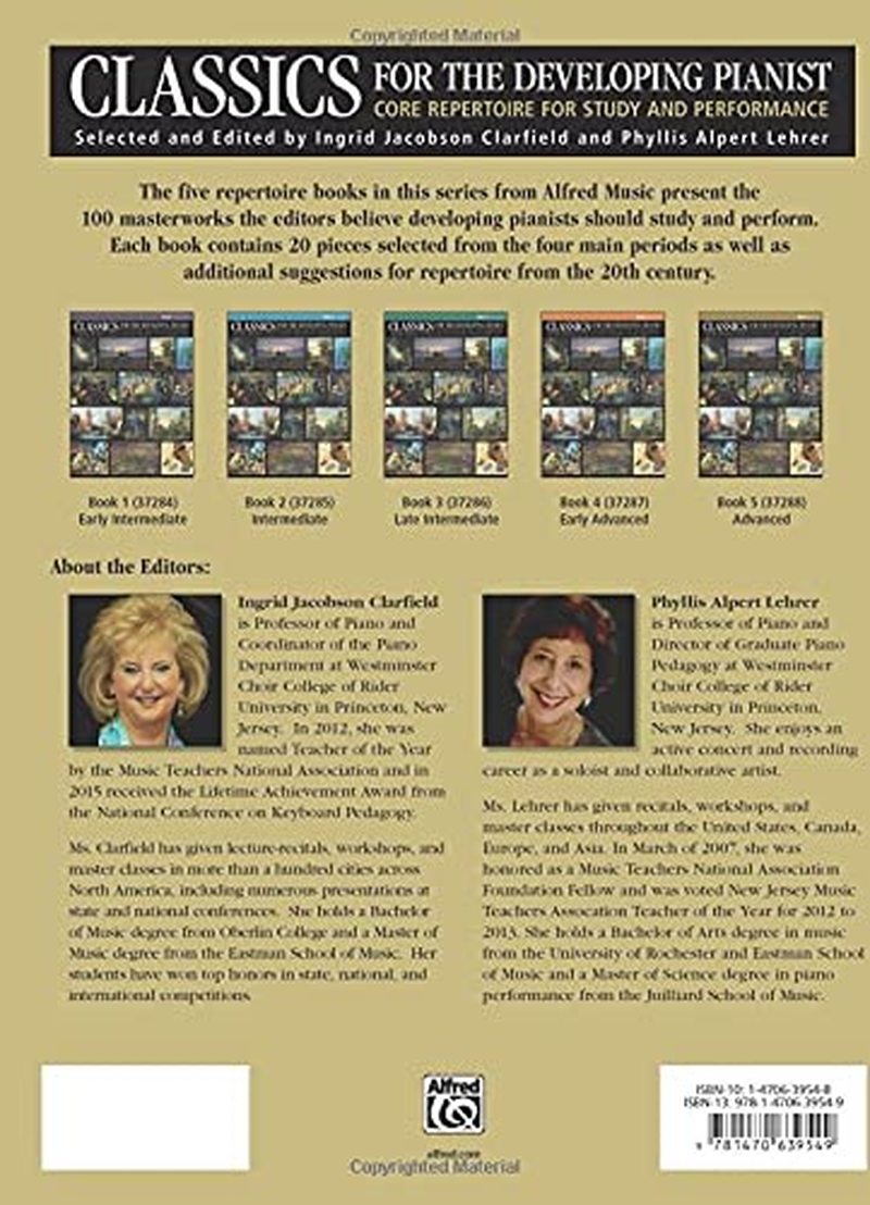 Classics for the Developing Pianist, Book 3: Study Guide for Preparation, Practice & Performance image number 2