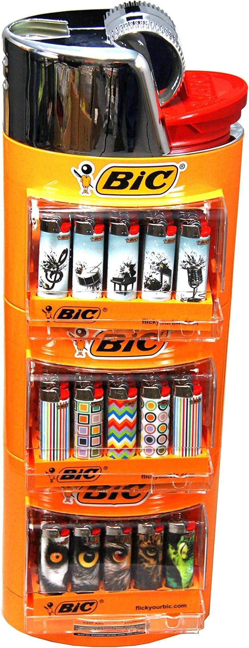 BIC 3 Level Lighter Shape Stand, Multicolor image number 1
