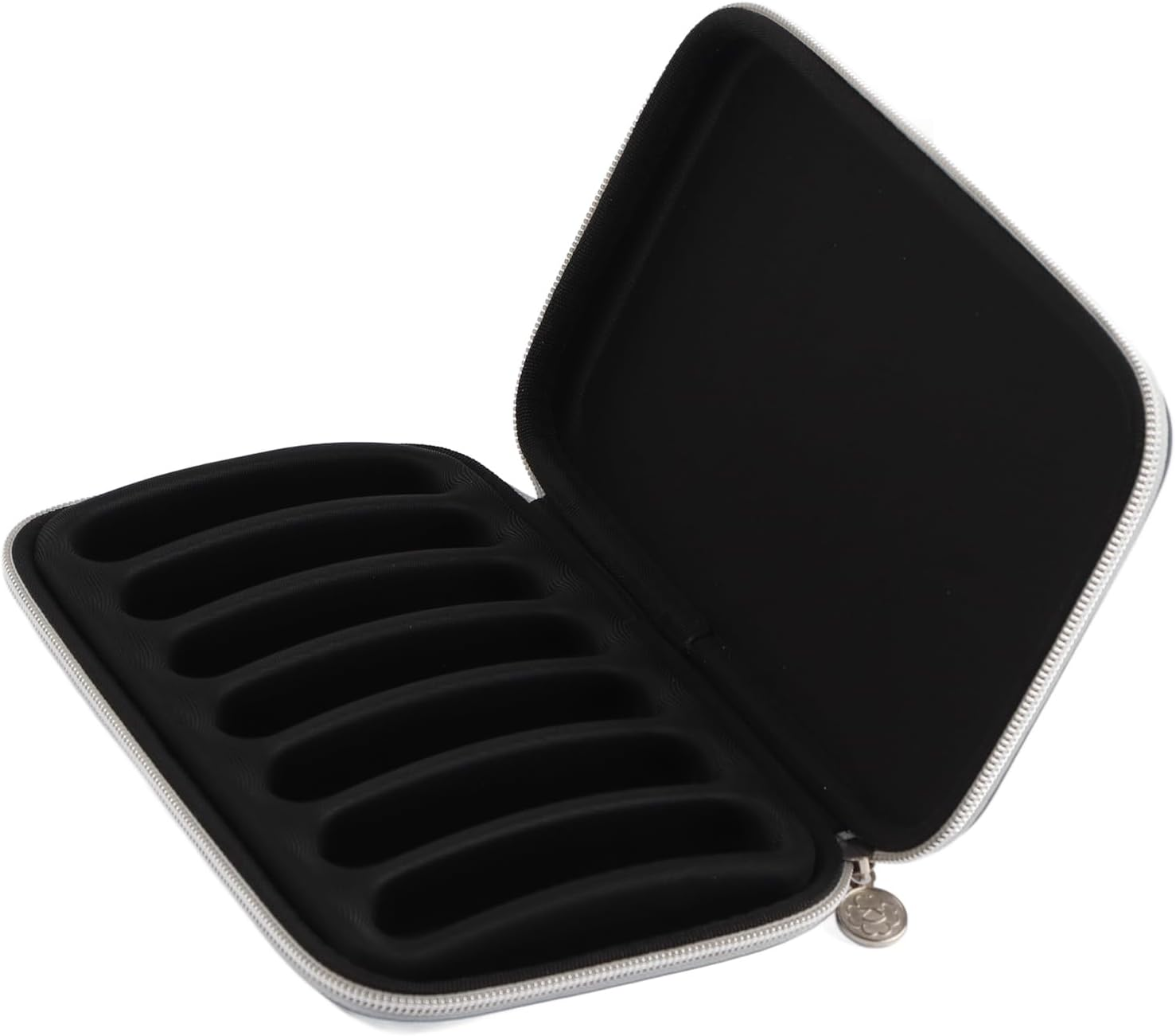 Bewinner PU Leather Black Harmonica Zippered Carrying Case Storage Bag for 7 Harmonicas, Accessory for Lovers image number 4