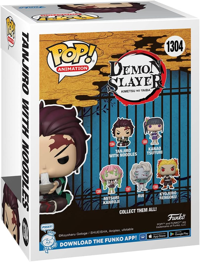 FUNKO POP! ANIME: Demon Slayer - Tanjiro with Noodles image number 4