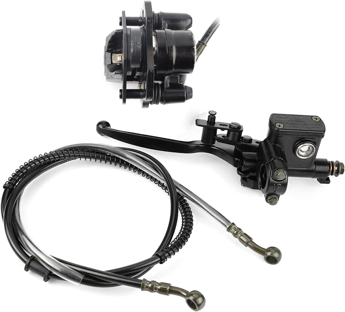 Hydraulic Brake Kit, Hydraulic Rear Disc Brake Caliper System with Pads for Quad Dirt Bike ATV image number 5