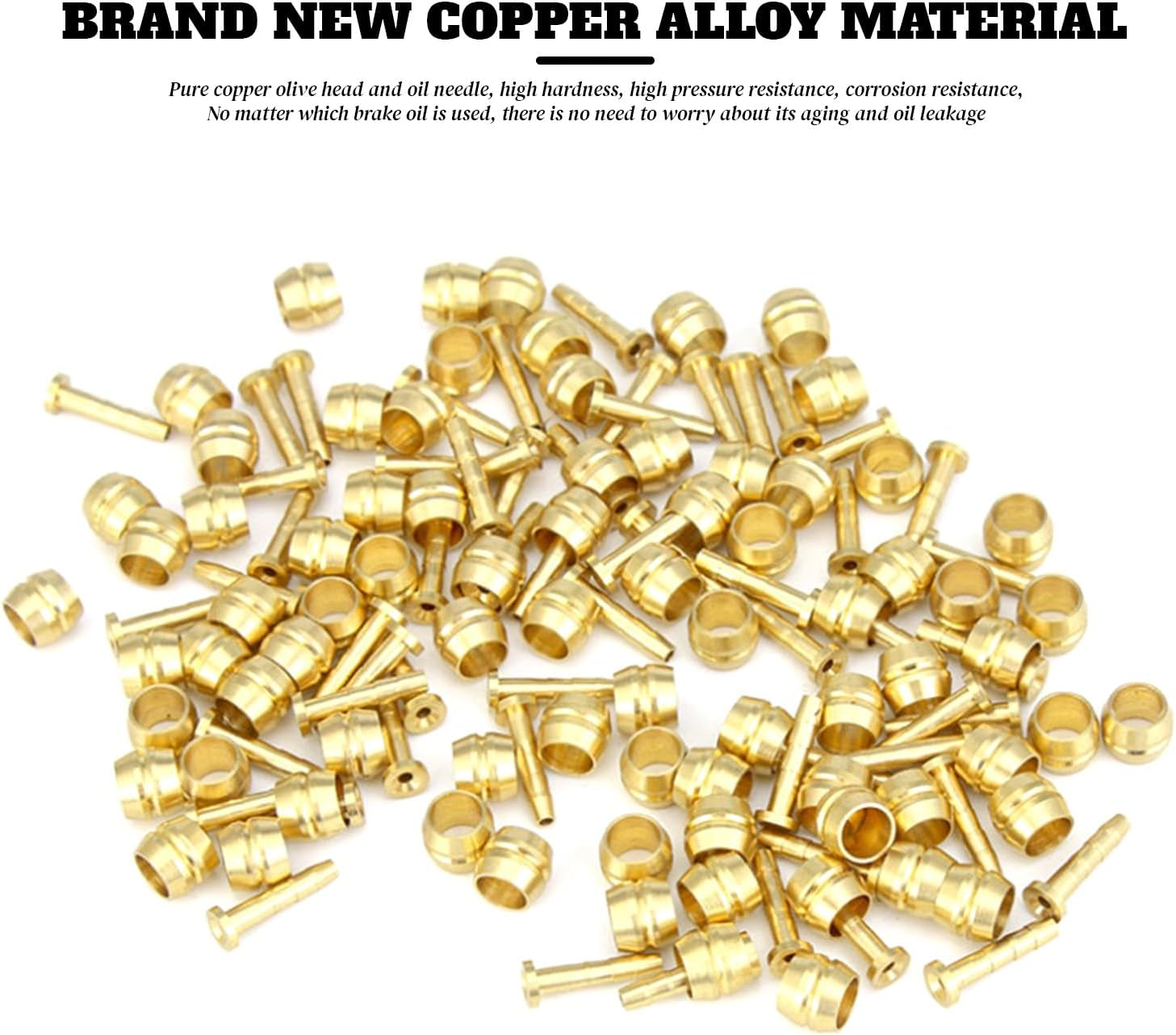 12 Set Bike Brake Hose Olive and Barb Connector Kit for Shimano Hydraulic Disc Brake Olive Insert for Bicycle Replacement Parts (BH59) image number 4