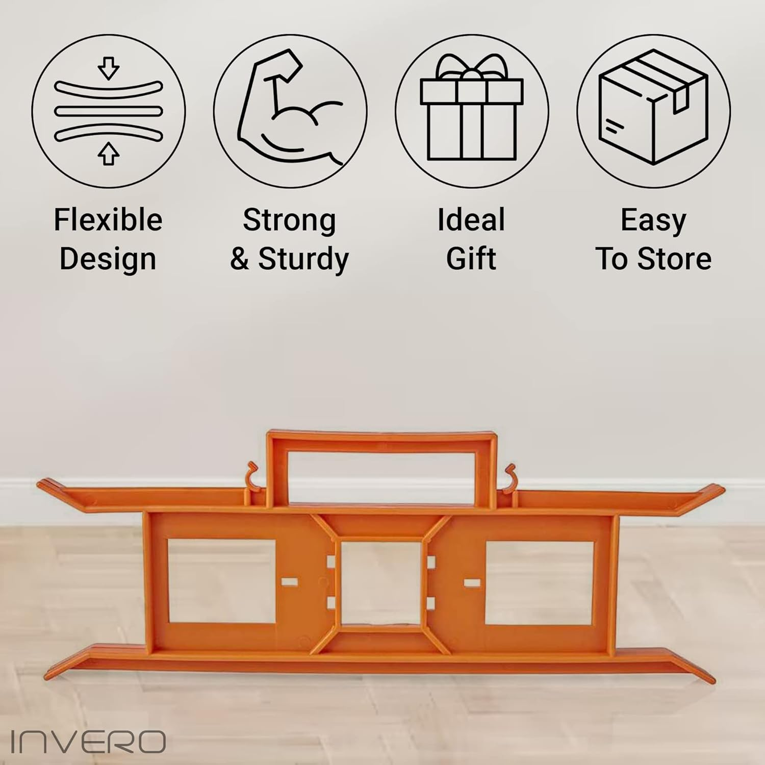 Invero H-Frame Cable Carriers Tidy System Holder Ideal for Christmas Lights, Extensions Leads, Garden Tool Cables and More image number 2