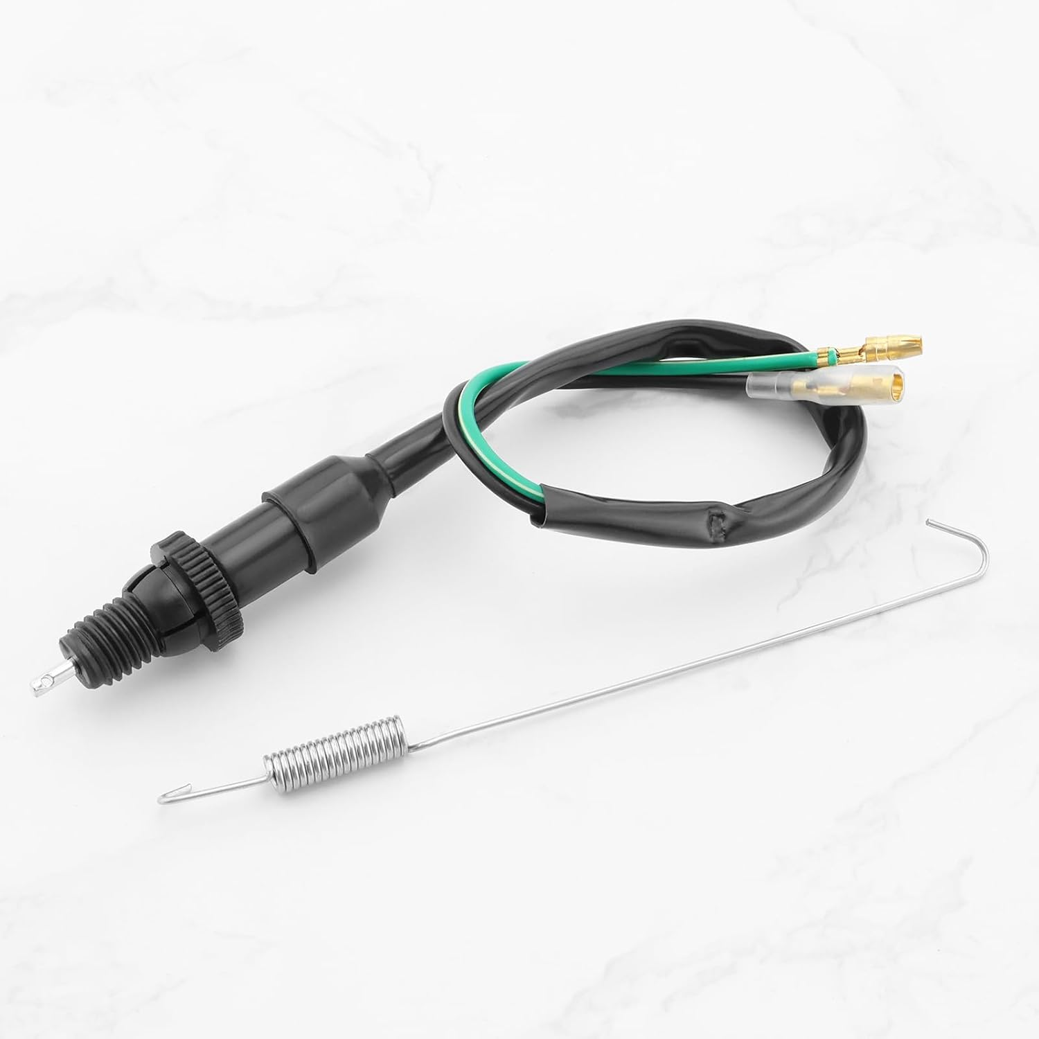 2Pcs Motorcycle Brake Light Switch with Spring Universal Kit at the Rear Compatible with Honda Compatible with Kawasaki Bicycle Accessories image number 2