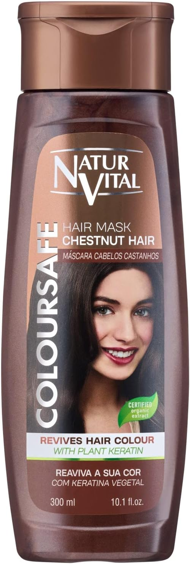 Natural Vital Color Safe Hair Mask N Nuts, Deep Coloring, 1WEEK Ion Color, Bare Hands, Damage Repair, Easy 5 Min, Hair Color Treatment, 10.1 Fl Oz (300 Ml) image number 6