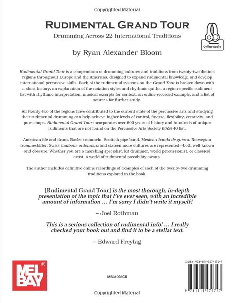 Rudimental Grand Tour: Drumming across 22 International Traditions