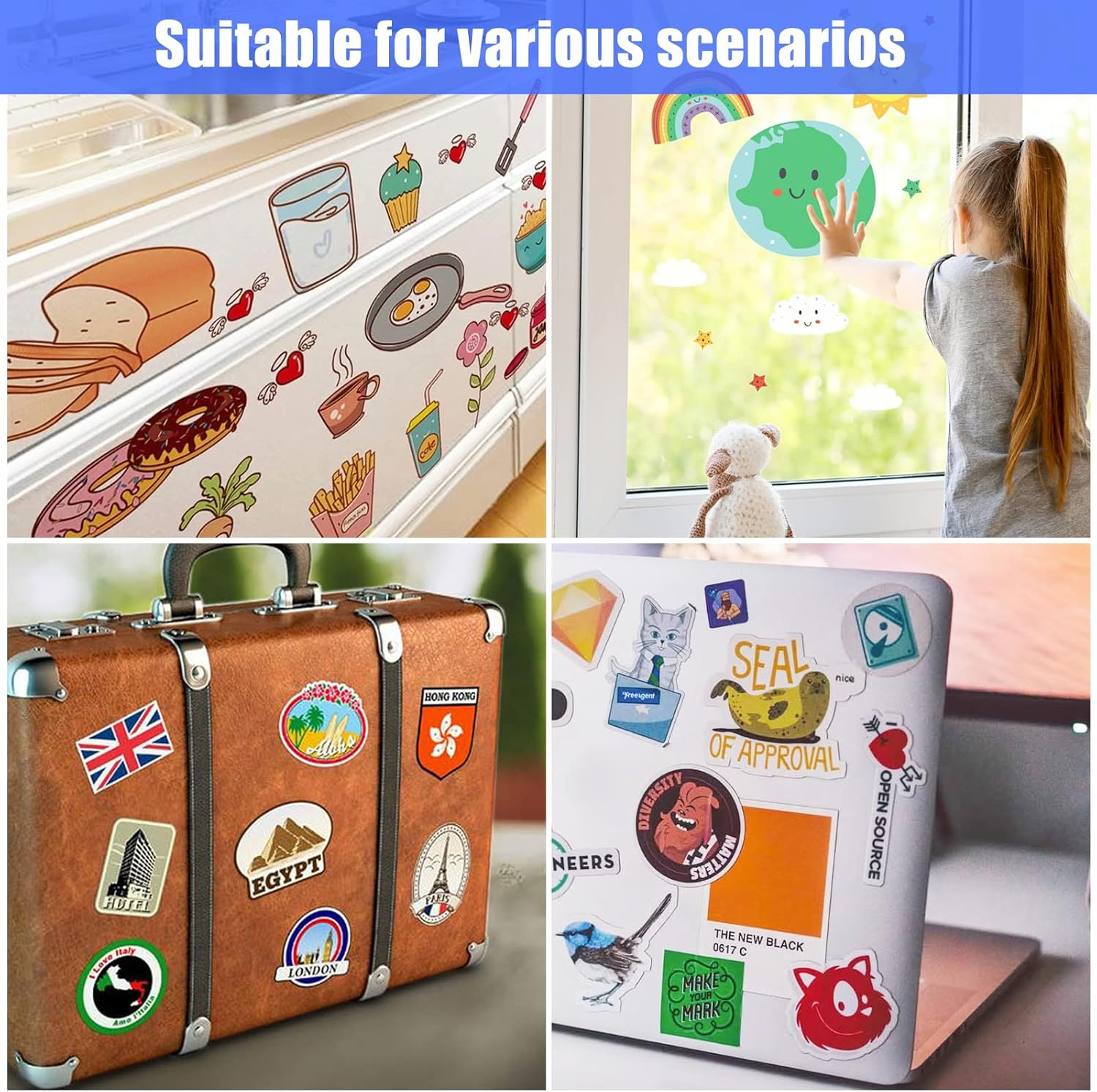 Printable Transparent Sticker Paper - 8.5" X 11" Blank Custom Label Sticker Sheets - 30 Clear Sheets - for Inkjet Printers image number 4