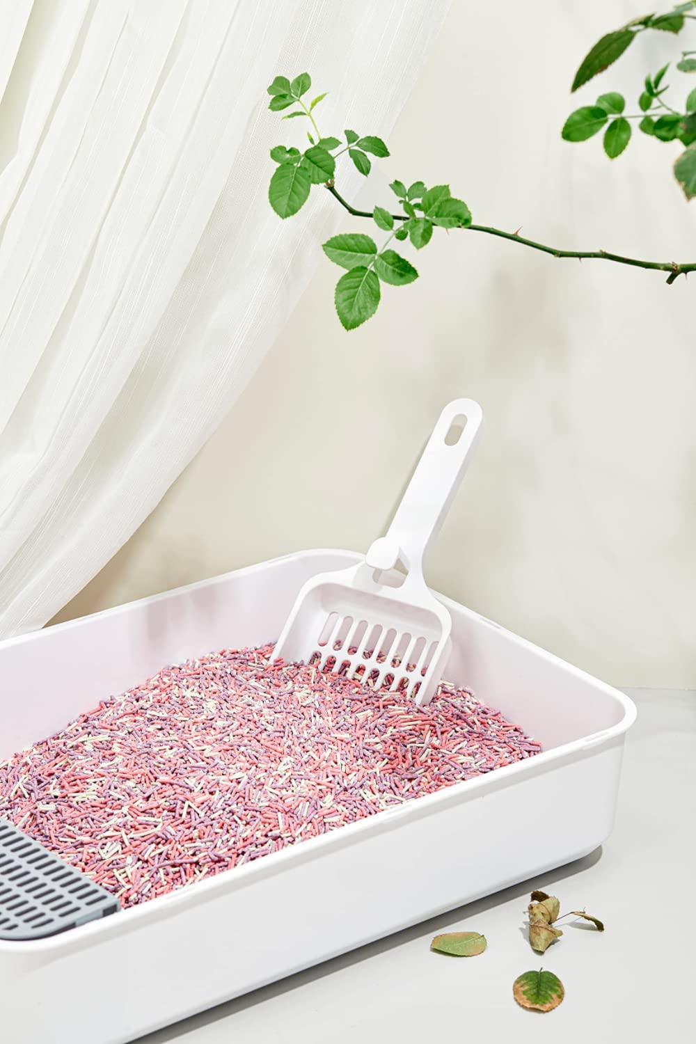 Tofu Cat Litter | Mixed Berry Smoothie | 5.4 KG 12L | Flushable - Direct to Toilet | Natural and Biodegradable | Quick Clumping and Low Track | Strong Deodorizer with Maximum Water Solubility |