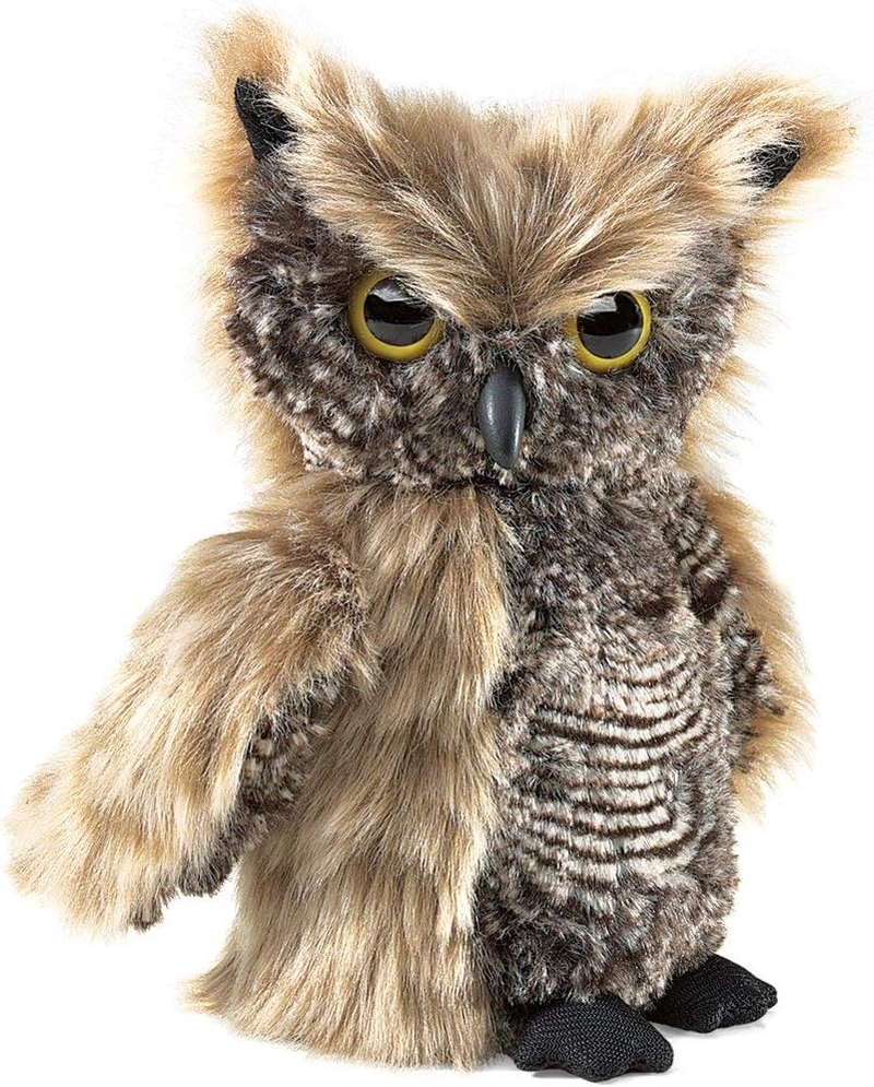 Folkmanis Screech Owl Puppet with Turning Head image number 2