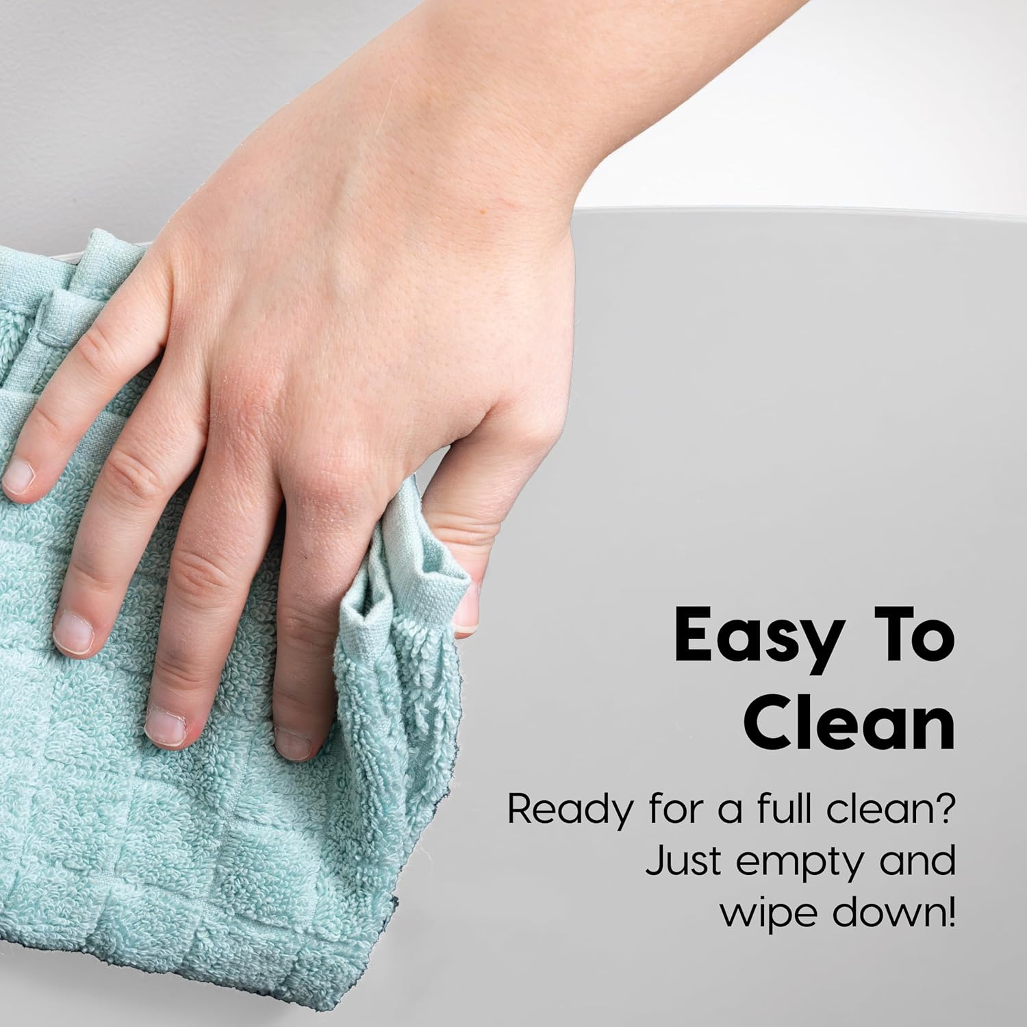 IRIS Top Entry Cat Litter Box, White - Dark Gray image number 4