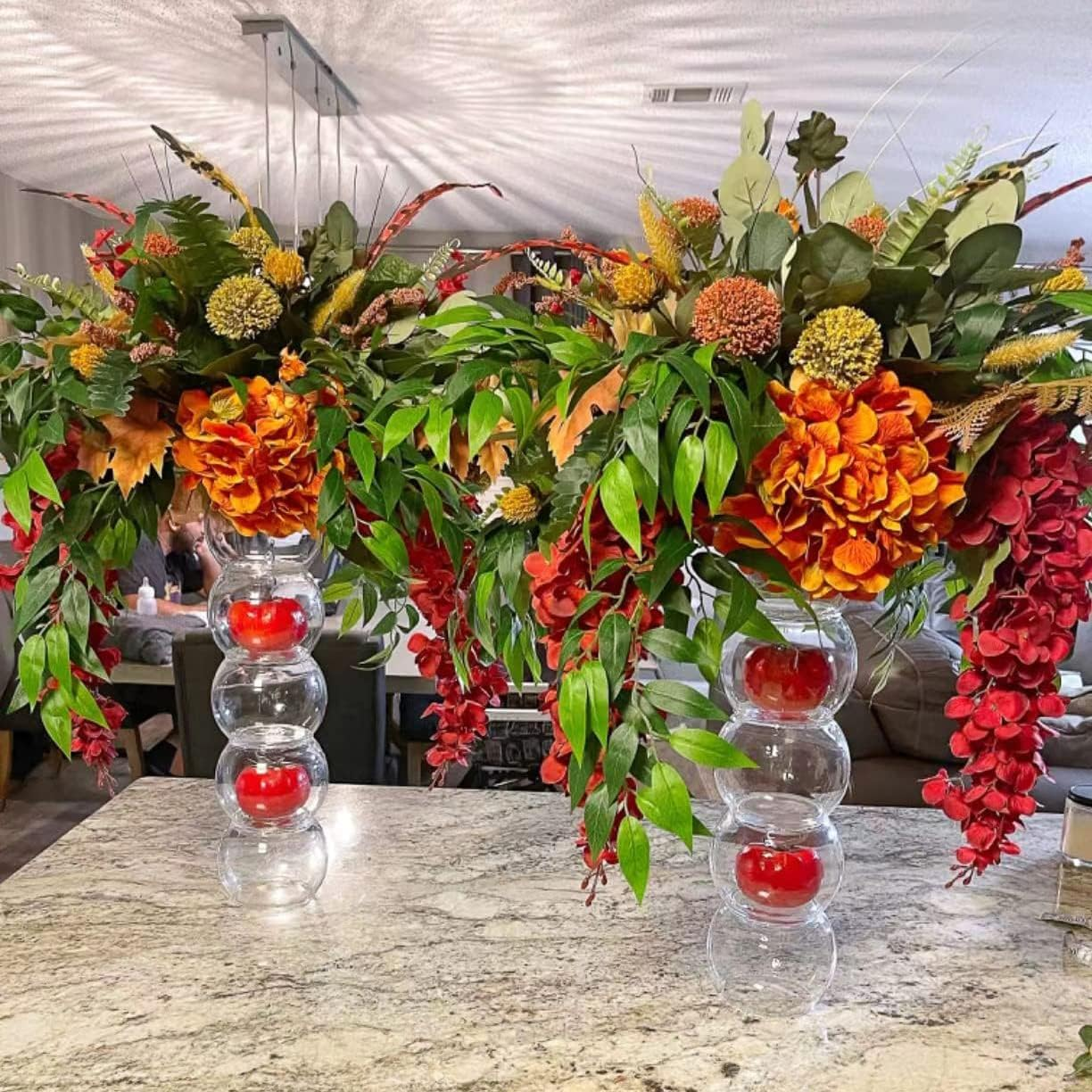 24Pcs Italian Ruscus Greenery Stems Artificial Silk Greenery Plants Spray for DIY Wedding Arch Bouquet Filler Table Centerpieces Home Decor image number 4