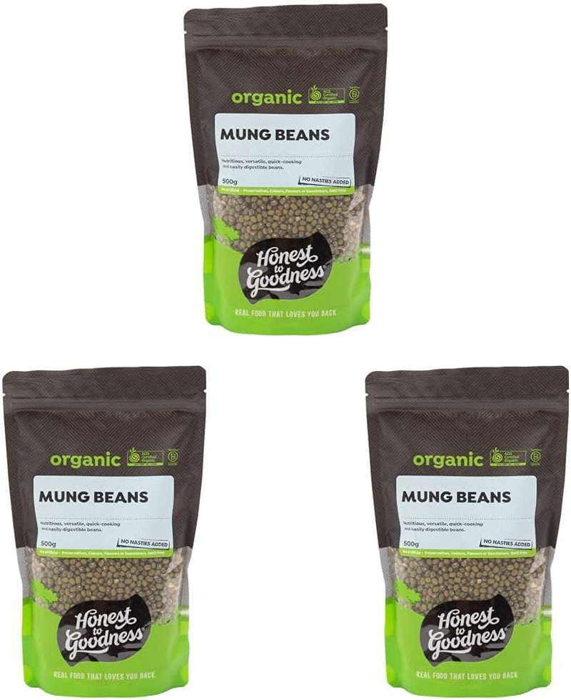 Honest to Goodness Organic Mung Beans, 5Kg image number 3