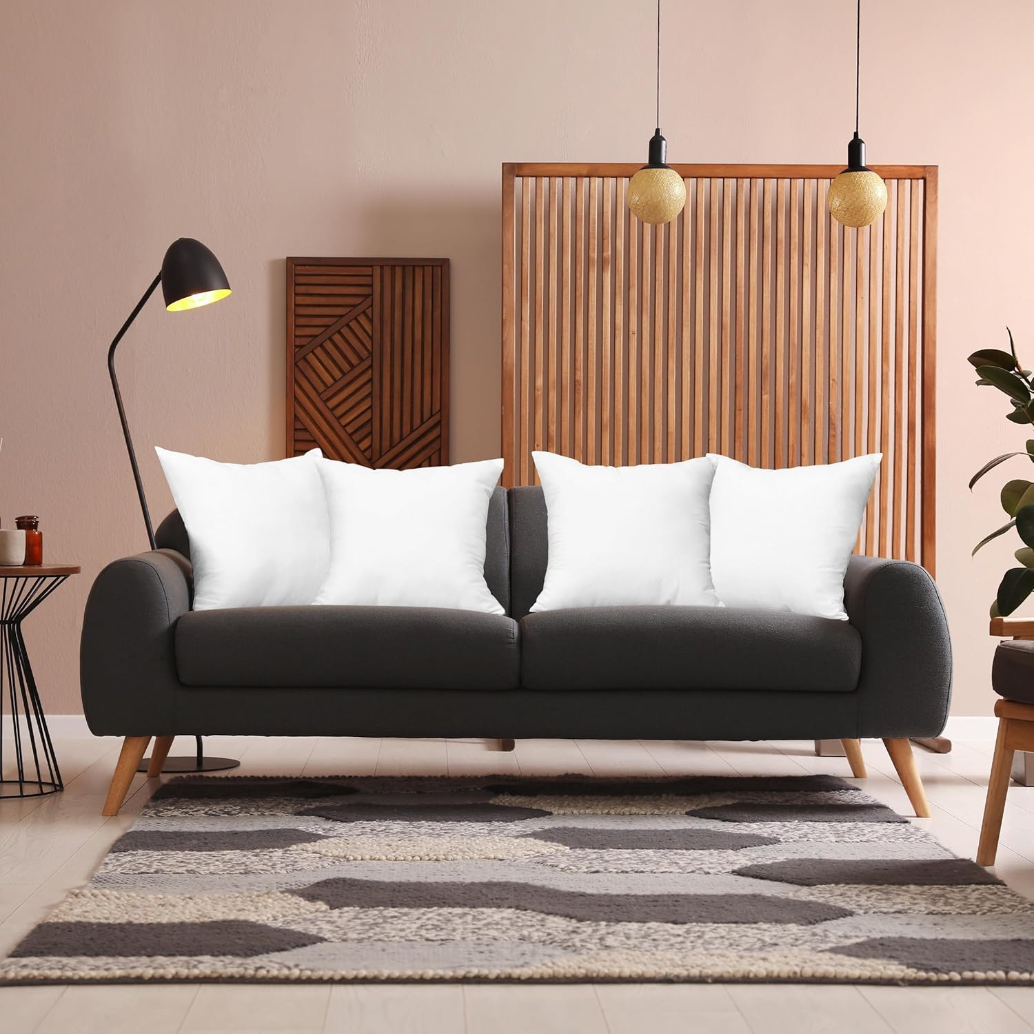 Utopia Bedding Throw Pillows Insert (Pack of 4, White) - Bed and Couch Pillows - Indoor Decorative Pillows (40X40 Cm (Pack of 4)) image number 4